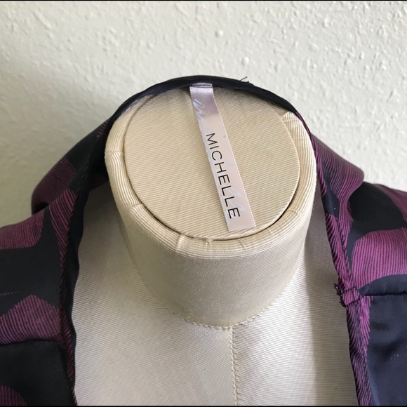 Shimmery Purple High-Low Shell Top - Picture 6 of 7